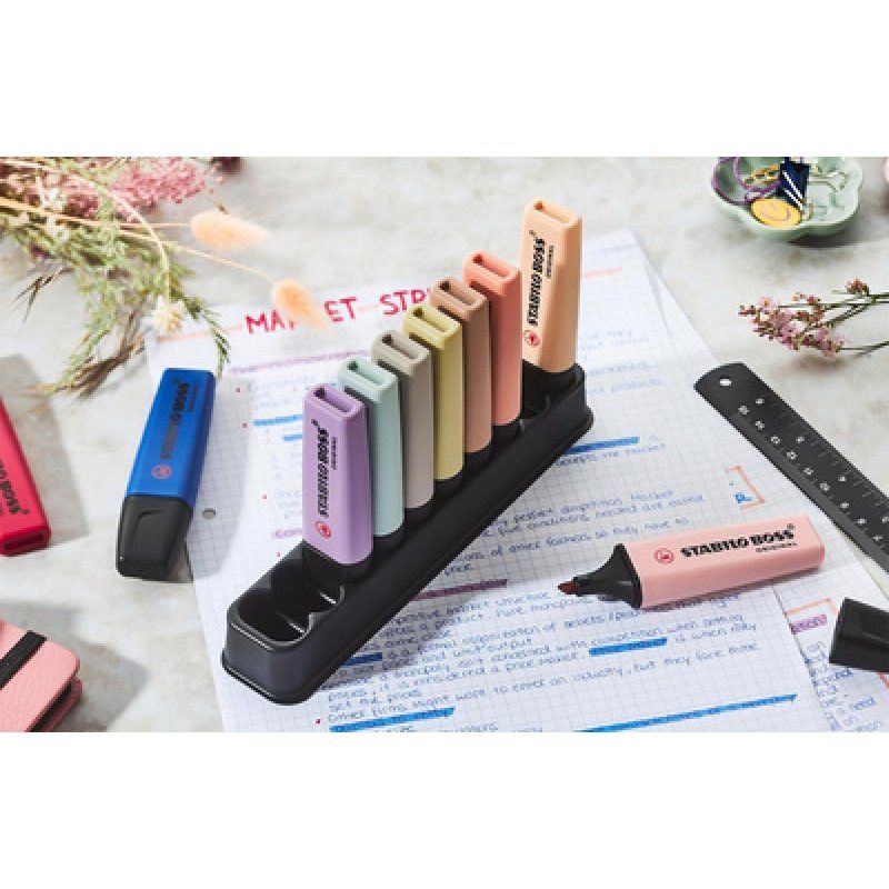 STABILO Surligneur BOSS ORIGINAL NatureCOLORS, set de 10