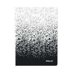Herlitz 102810 bloc-notes A5 80 feuilles Noir, Blanc
