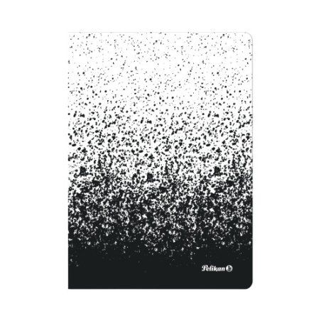 Herlitz 102810 bloc-notes A5 80 feuilles Noir, Blanc