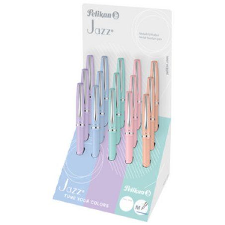 Pelikan Stylo à bille Jazz Pastell, présentoir de 15