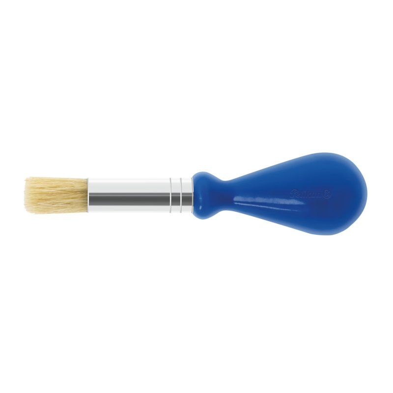 Pelikan Pinceau pour petits enfants, manche bombé, bleu