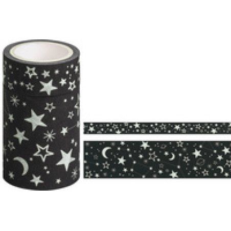 HEYDA Ruban adhésif décoratif Glow in the dark "Fantômes"