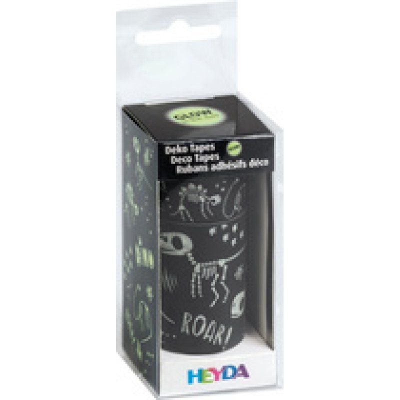 HEYDA Ruban adhésif décoratif Glow in the dark "Fantômes"