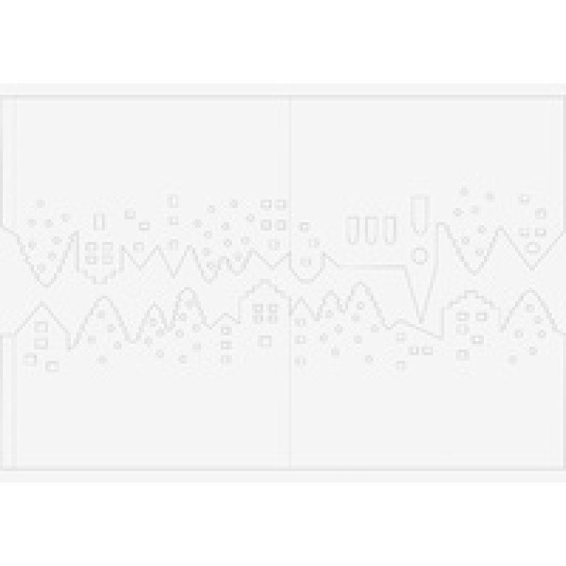 HEYDA Kit village illuminé Leporello, carton, 130 mm, blanc