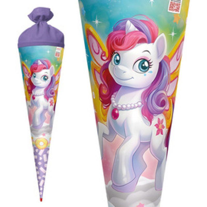 ROTH Schultüte "Feen-Pferd Flora", eckig, 850 mm