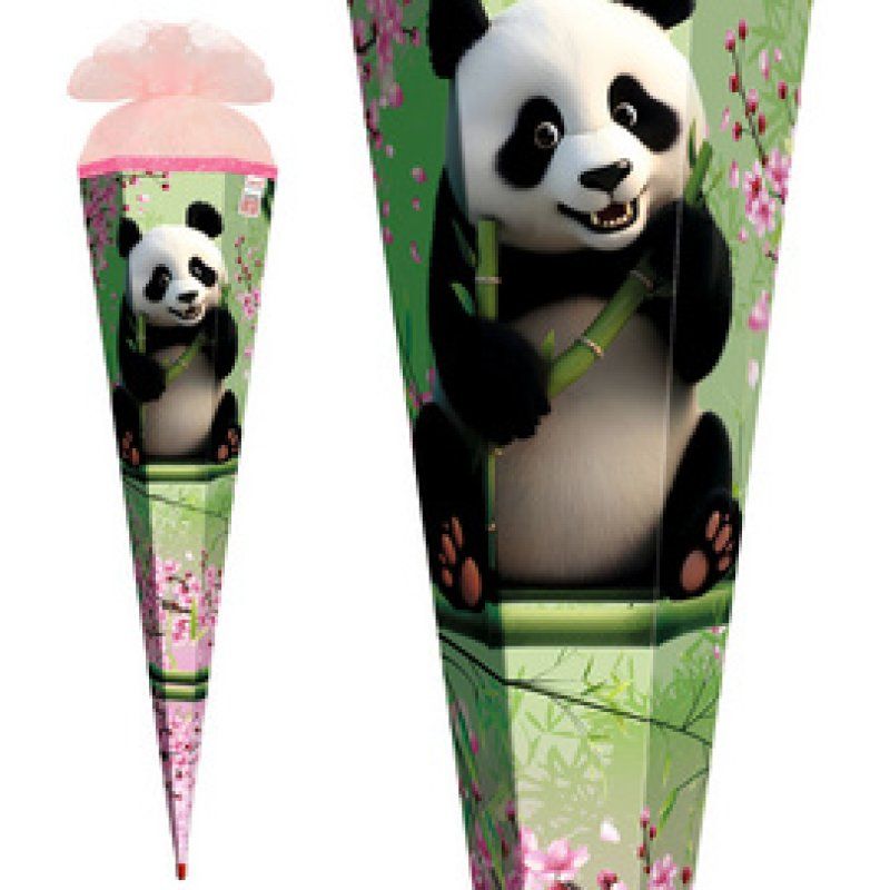 ROTH Schultüte "Panda", rund, 700 mm