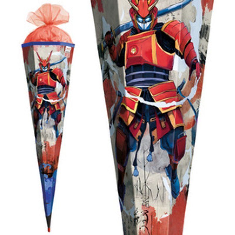 ROTH Schultüte "Tech Warrior", rund, 700 mm