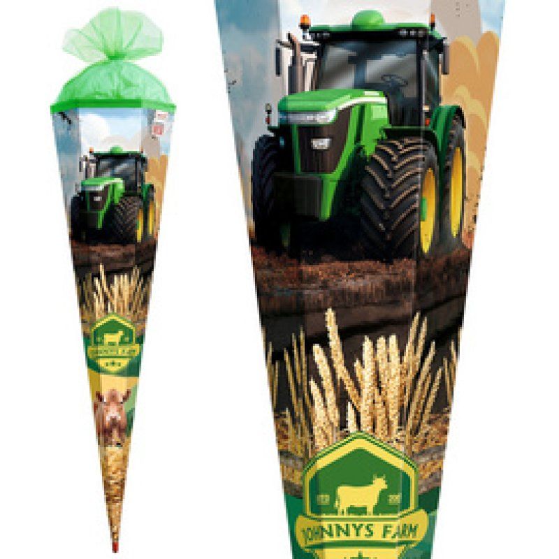 ROTH Schultüte "Traktor Power", eckig, 850 mm