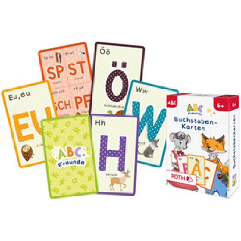 ROTH Lernkarten "ABC-Freunde", im Display