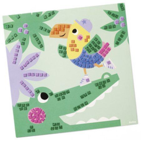 folia Mosaïque caoutchouc mousse "JUNGLE FEVER", 301 pièces