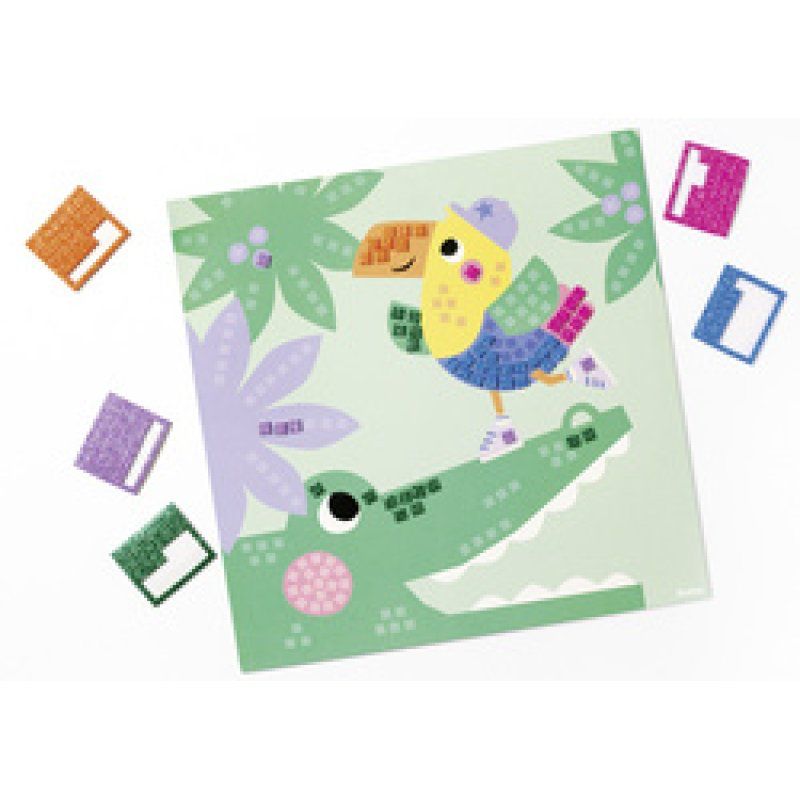 folia Mosaïque caoutchouc mousse "JUNGLE FEVER", 301 pièces