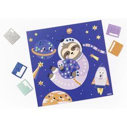 folia Mosaïque en caoutchouc mousse "SPACE SLOTH" 301 pièces