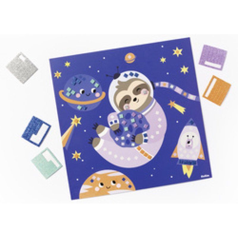 folia Mosaïque en caoutchouc mousse "SPACE SLOTH" 301 pièces