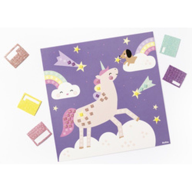 folia Mosaïque en caoutchouc mousse "UNICORN", 301 pièces