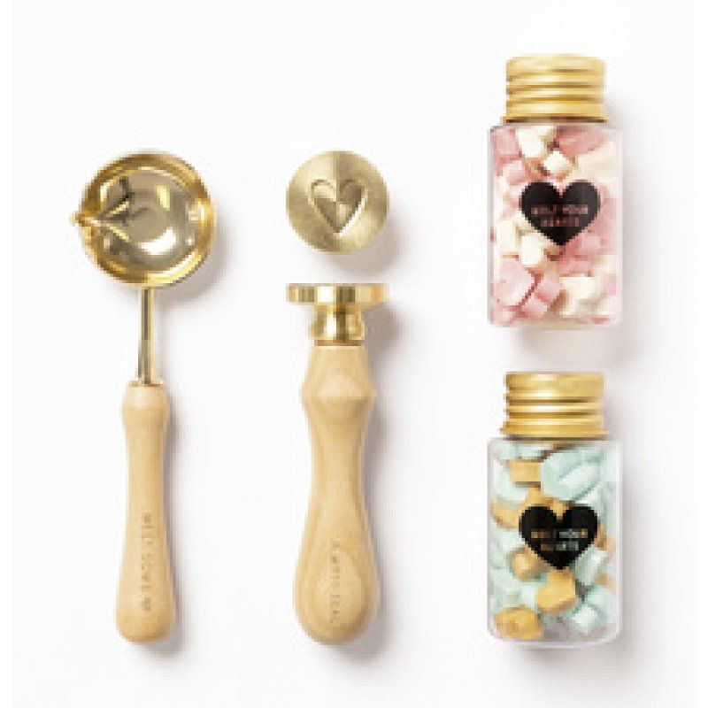 folia Kit de cire à cacheter PASTEL LOVE
