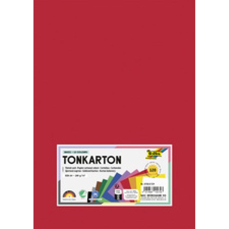 folia Carton de couleur A4, 180 g/m2, assorti en 12 couleurs