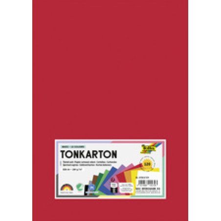 folia Carton de couleur A6, 180 g/m2, assorti en 12 couleurs