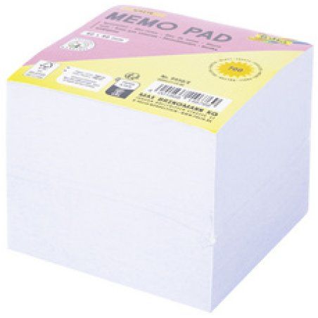 folia Bloc cube, 90 x 90 mm, 700 feuilles, blanc