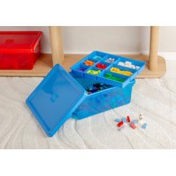 LEGO Boîte de tri et de rangement SORT & STORE MEDIUM, rouge