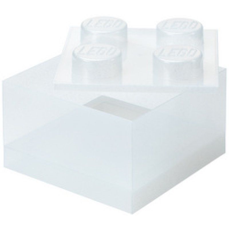 LEGO Brique STORAGE BRICK 4 GLITTER, violet clair