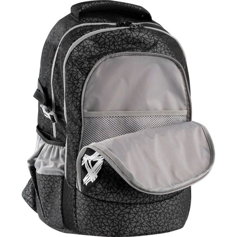 Eberhard Faber X-Style Pro backpack School backpack Black, Grey Recycled plastic