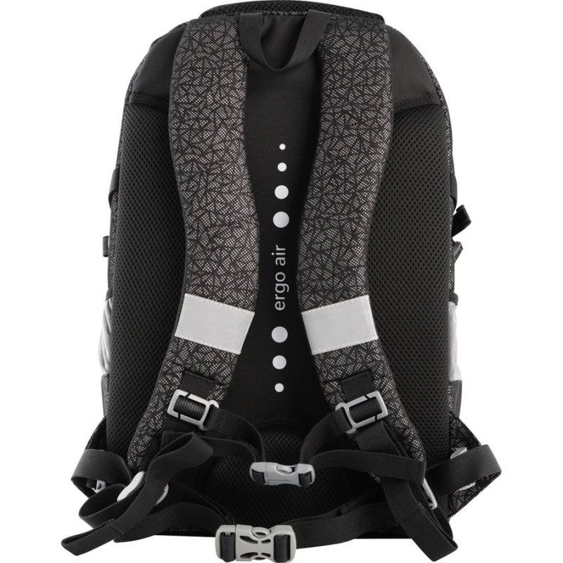 Eberhard Faber X-Style Pro backpack School backpack Black, Grey Recycled plastic