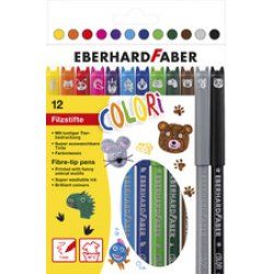 EBERHARD FABER Feutre Animal COLORI, étui en carton de 12