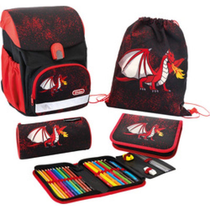 EBERHARD FABER Kit cartable EFAlino Dragon, 4 pièces