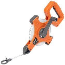 Bradas Décamètre fibre de verre avec manivelle, 50 m