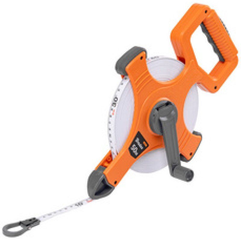 Bradas Décamètre fibre de verre avec manivelle, 50 m