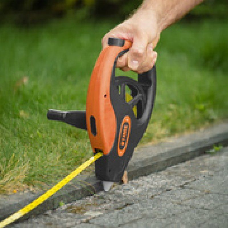 Bradas Décamètre fibre de verre avec manivelle, 6:1, 20 m