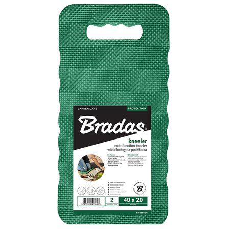 Bradas Planche pour genou, (L)400 x (T)200 x (H)20 mm, vert