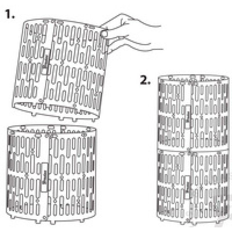 Bradas Manchon de protection pour tronc d'arbre, vert