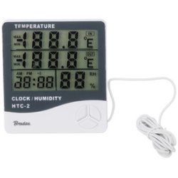 Bradas Station météo avec capteur extérieur WHITE LINE