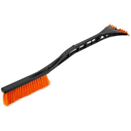 Bradas Gratte-givre avec balai à neige, 600 mm, noir/orange