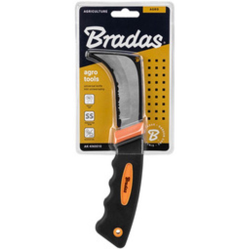 Bradas Couteau de jardinage universel, lame de 70 mm