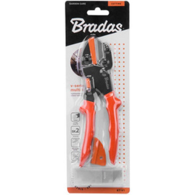 Bradas Ciseaux de jardin multifonction V-SERIES, orange