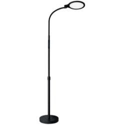 Hansa Lampadaire / Lampe de lecture LED ATRIA, noir mat