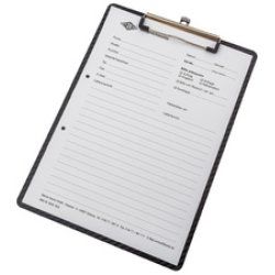 WEDO Porte-bloc aspect carbone, A4, en PP, noir