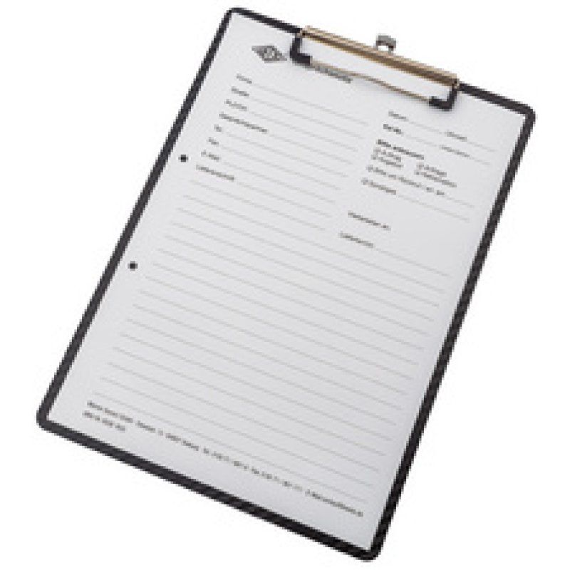 WEDO Porte-bloc aspect carbone, A4, en PP, noir