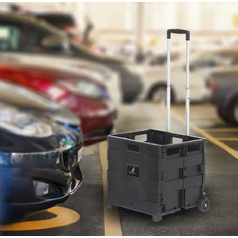 kangaro Chariot de transport pliant avec boîte pliante