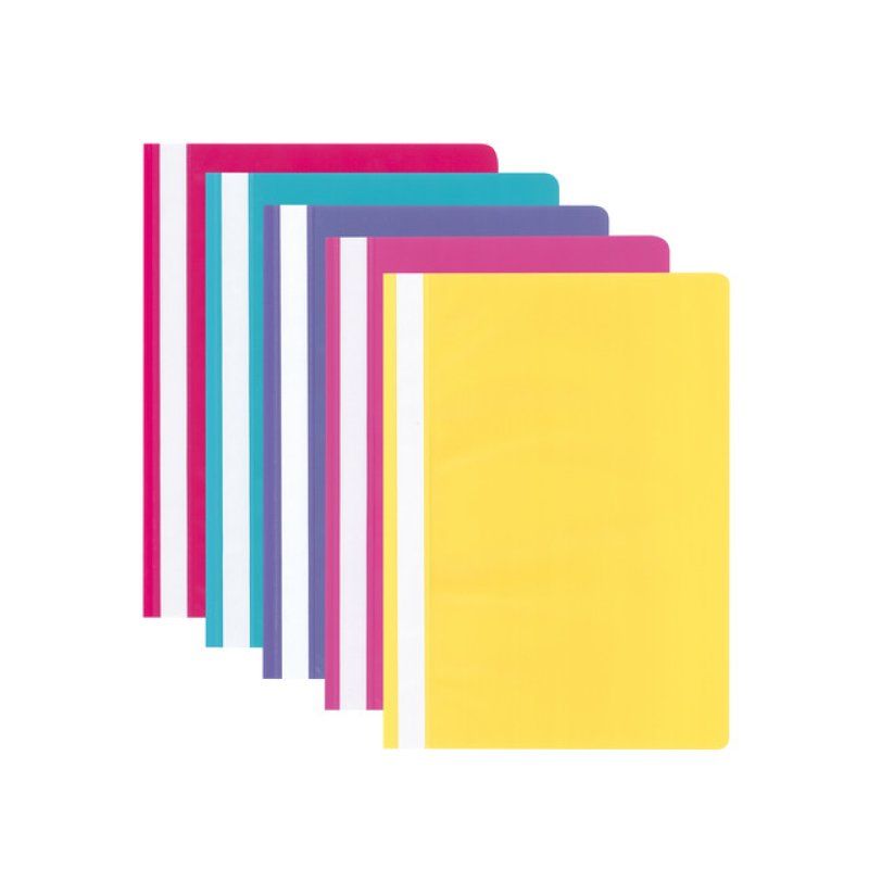Kangaro K-20545 protège documents Plastique Bleu, Rose, Rouge, Jaune