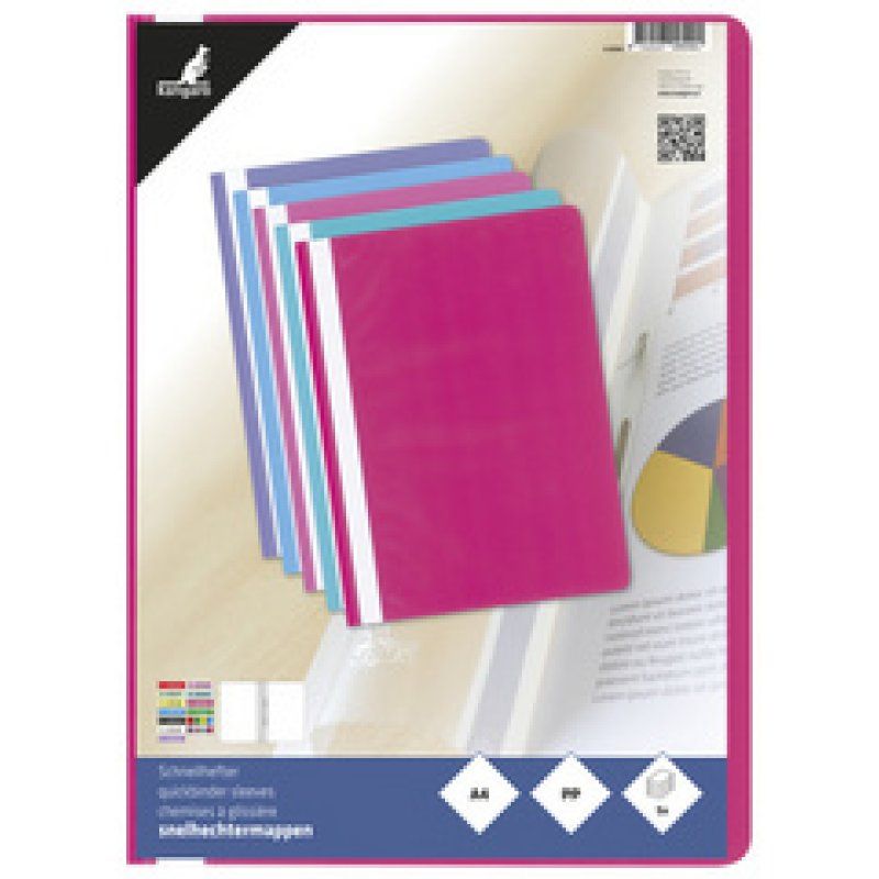 kangaro Chemise à lamelle, A4, en PP, assorti