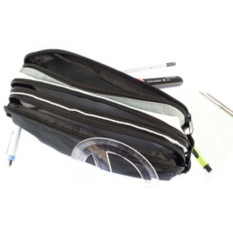 kangaro Trousse, 3 compartiments, gris/blanc/noir