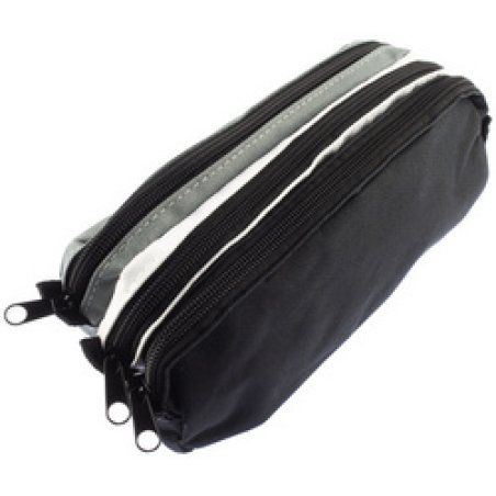 kangaro Trousse, 3 compartiments, orange/bleu/fuchsia