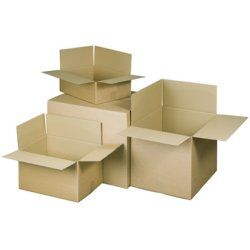 RAADHUIS Carton ondulé à plier, (L)430 x (P)305 x (H)250 mm