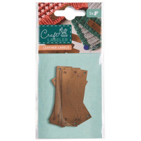 COLOP Étiquette à coudre Craft Labeler, cuir, marron