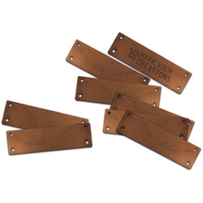 COLOP Étiquette à coudre Craft Labeler, cuir, marron