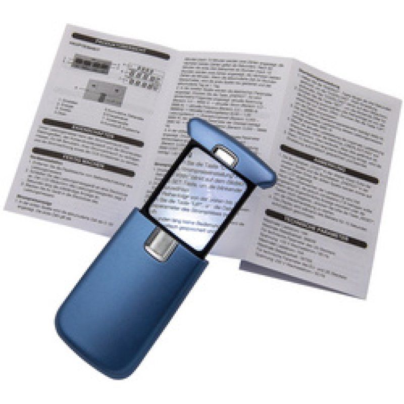 WEDO Loupe Lucina avec lumière LED, argent