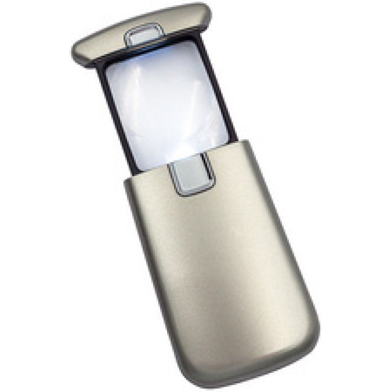 WEDO Loupe Lucina avec lumière LED, argent